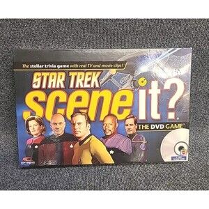 Factory Sealed Star Trek Scene It? Trivia DVD Game 2009 Fun TV Board Game
